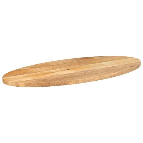 Bordplade 90x40x2,5 cm oval massivt mangotræ