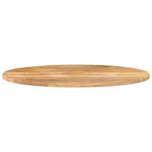 Bordplade 90x40x2,5 cm oval massivt mangotræ