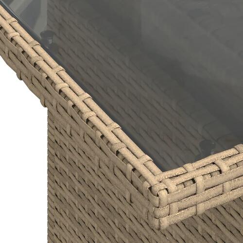 Sofasæt til haven 11 dele med hynder polyrattan beige