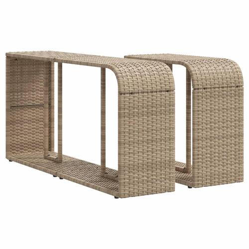 Sofasæt til haven 11 dele med hynder polyrattan beige