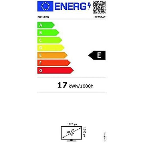 Skærm Philips 272S1AE/00 27" IPS LCD Flicker free 75 Hz