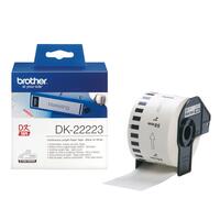 Printer labels Brother DK22223 Gul Hvid