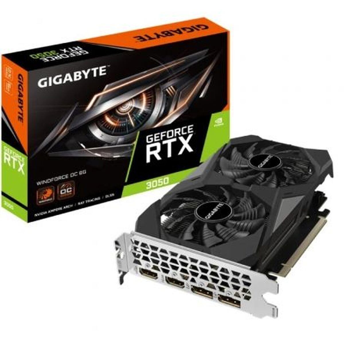 Grafikkort Gigabyte GV-N3050WF2OC-6GD 6 GB Nvidia GeForce RTX 3050 GDDR6