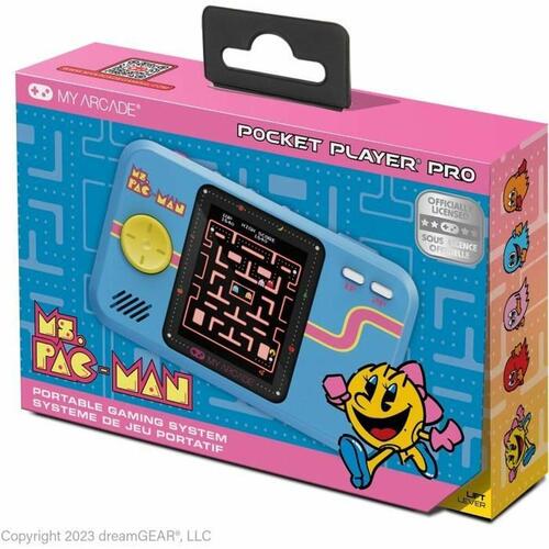 Transportabel Controller My Arcade Pocket Player PRO - Ms. Pac-Man Retro Games Blå