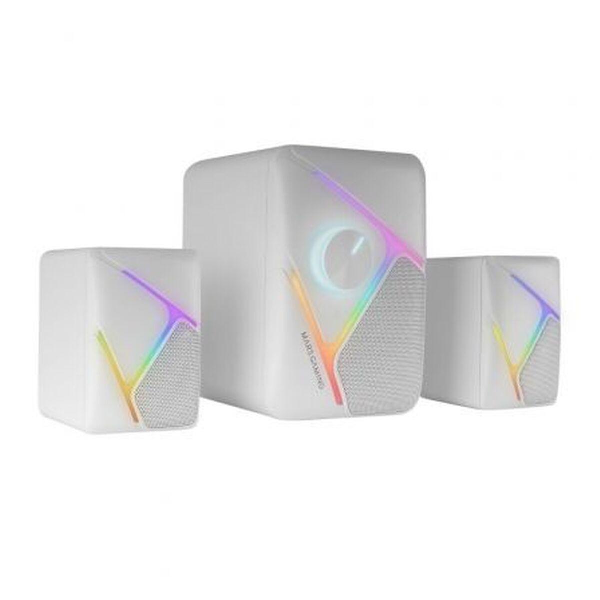 Mars Gaming MSH21W PC-højttalere 2.1 - Hvid