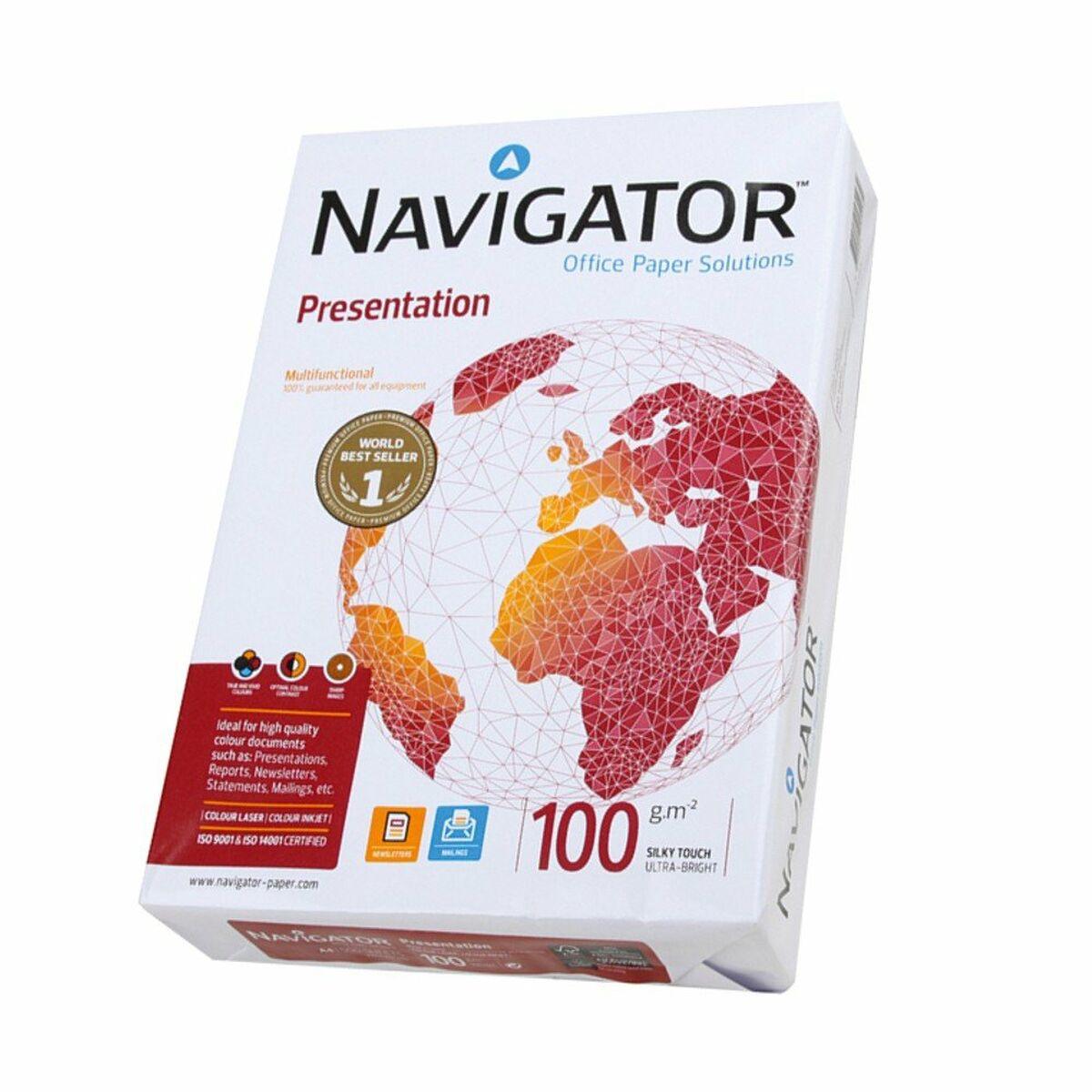 Navigator Presentation kopipapir A4 hvid 100 g/m² - 5 pakker billede