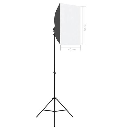 Professionelle fotolamper 2 stk. 40x60 cm