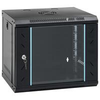 Væghængt netværksskab 53x40x45 cm 9U IP20 19"