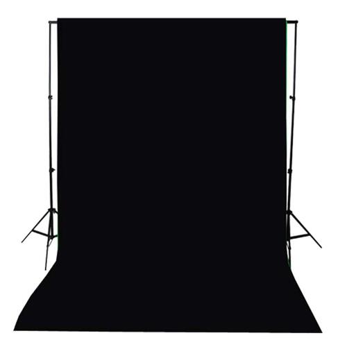 Fotostudieudstyr med lamper, paraplyer, baggrund og reflektor