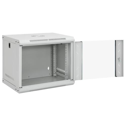 Væghængt netværksskab 53x40x45 cm 9U IP20 19"