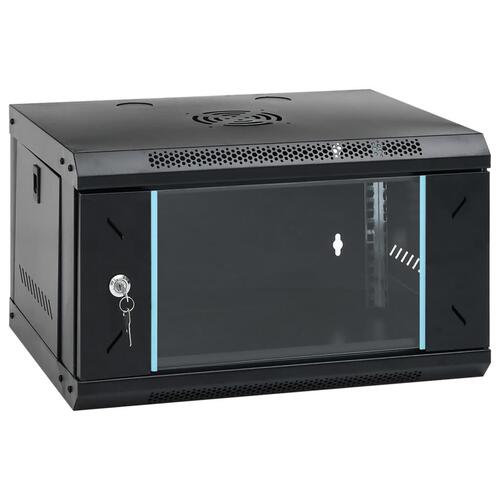 Væghængt netværksskab 53x40x30 cm 6U IP20 19"