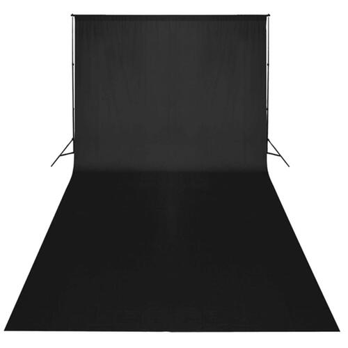 Fotostudieudstyr med lamper, paraplyer, baggrund og reflektor