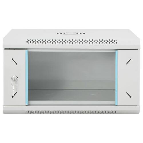Væghængt netværksskab 53x40x30 cm 6U IP20 19"