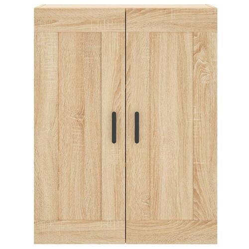 Højskab 69,5x34x180 cm konstrueret træ sonoma-eg