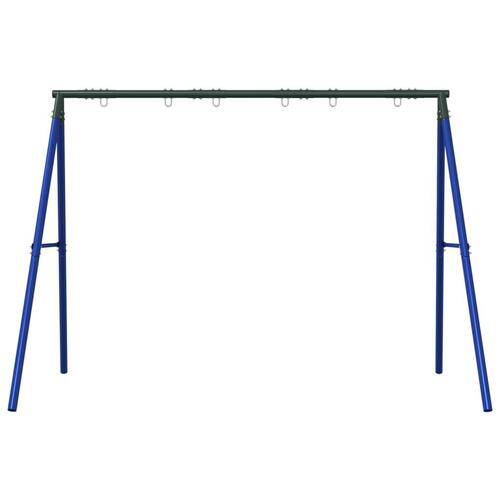 Gyngestativ med 6 kroge stål blå