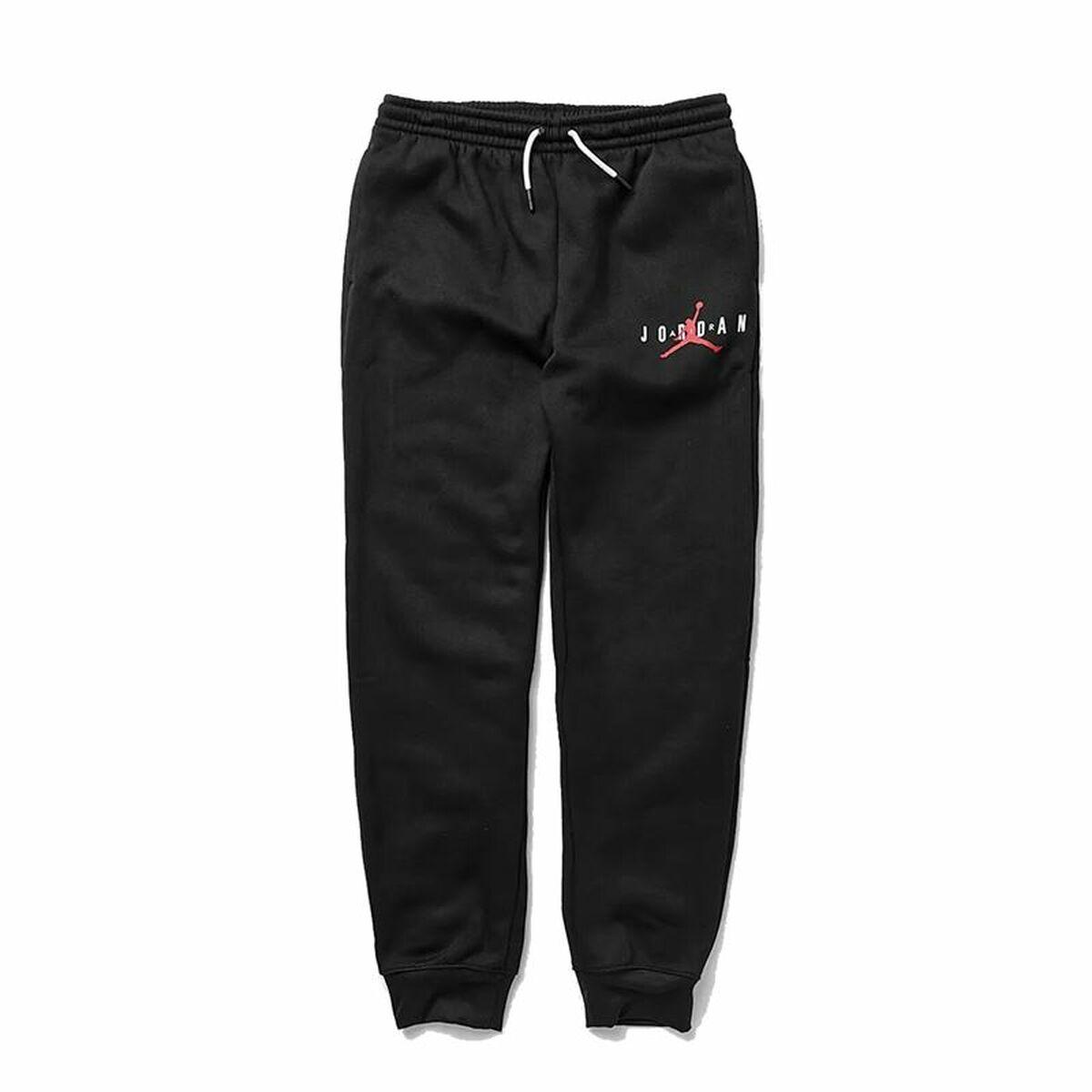 Træningsdragt til børn underdele Nike Jumpman Sustainable Sort 6-7 år