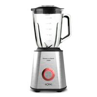 Kop-blender Solac BV5728 Rød Gennemsigtig Sølvfarvet 1500 W 1,5 L