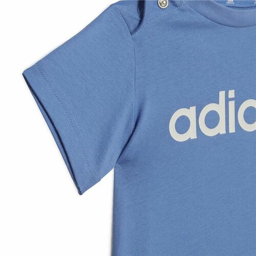 Sportstøj til Baby Adidas 3 Stripes Blå 0-3 Måneder