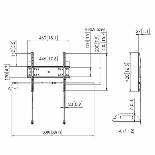 TV-holder Vogel's 7045000 55" 50 kg