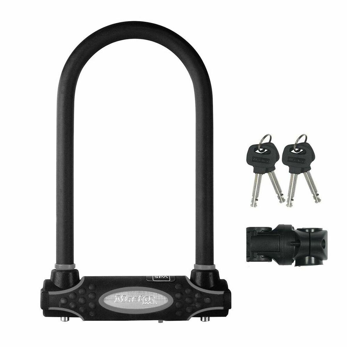 MASTER LOCK 8195EURDPRO, U-lås, Sort, Stål, Vinyl, 1,3 cm, Nøgle