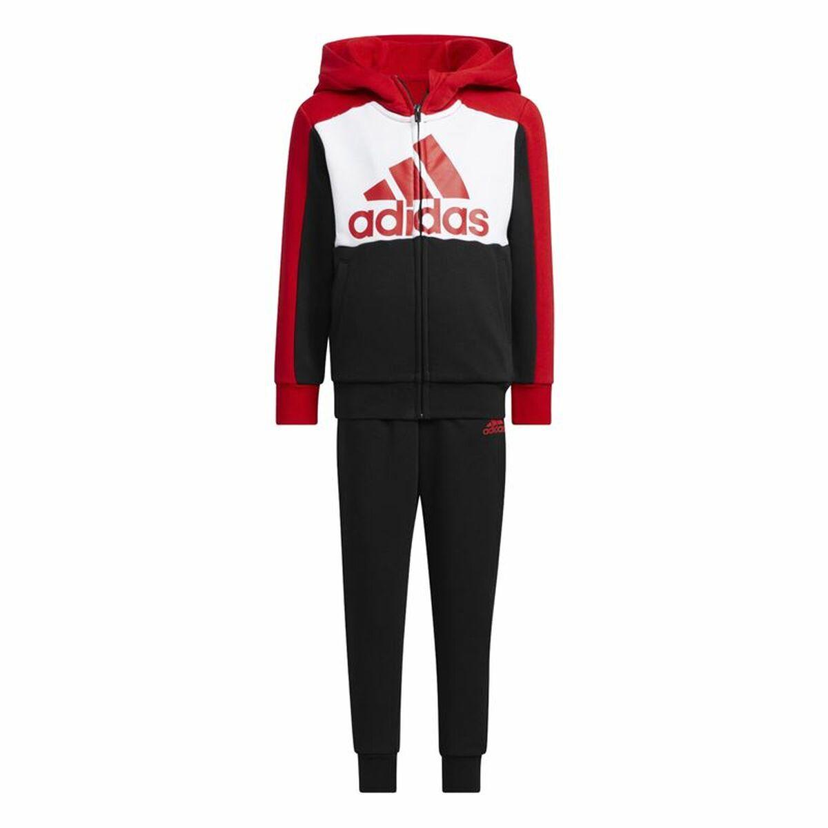 Træningsdragt til børn Adidas Badge Of Sport Logo Sort 1-2 år