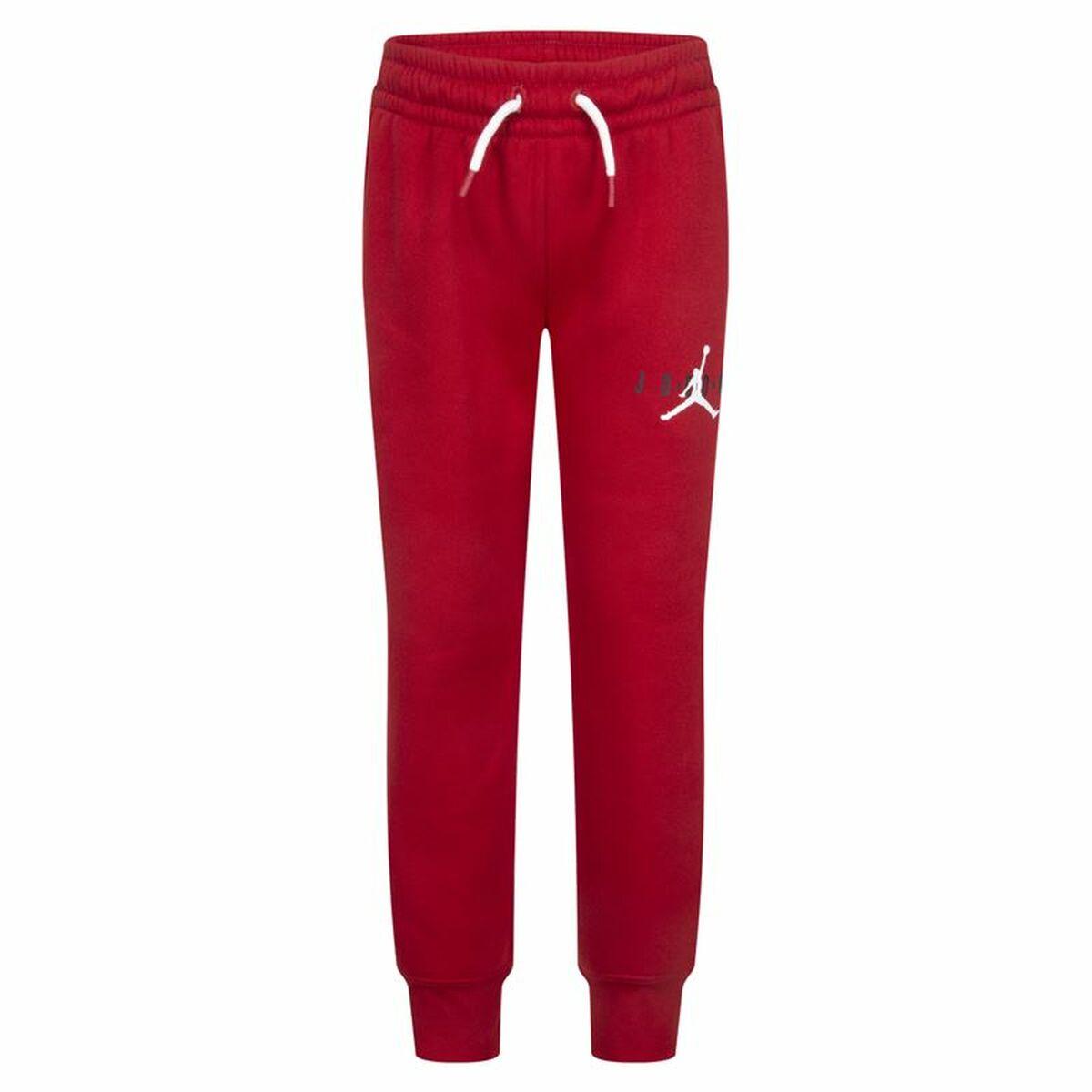 Træningsdragt til børn underdele Nike Jumpman Rød 6-7 år