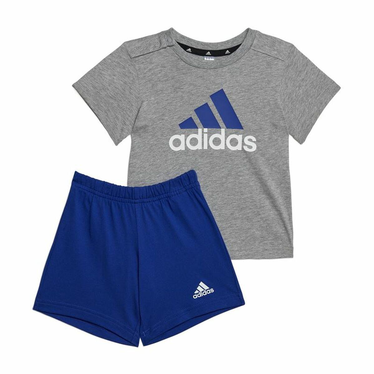 Sportstøj til Baby Adidas Essentials Organic Grå 6-9 måneder