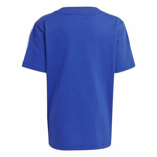 Sportstøj til Børn Adidas 3 Stripes Blå 4-5 år