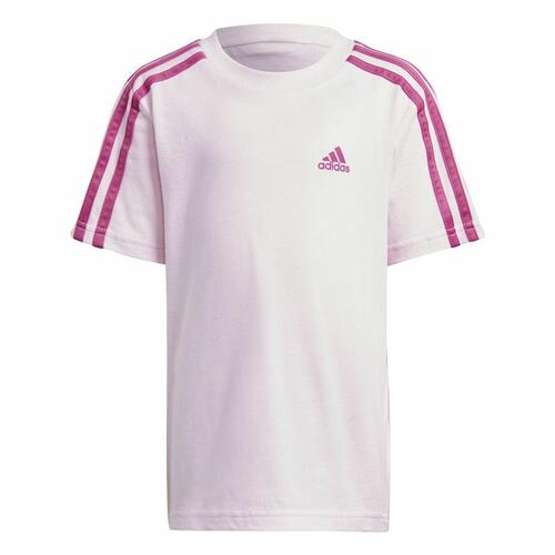 Sportstøj til Børn Adidas 3 Stripes Pink 7-8 år