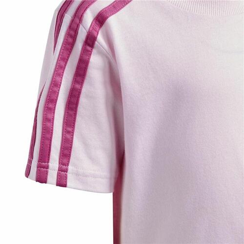 Sportstøj til Børn Adidas 3 Stripes Pink 7-8 år