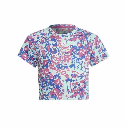 Børne Kortærmet T-shirt Adidas Essentials Aop 9-10 år