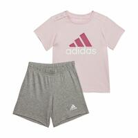 Sportstøj til Baby Adidas Essentials Organic Multifarvet 0-3 Måneder