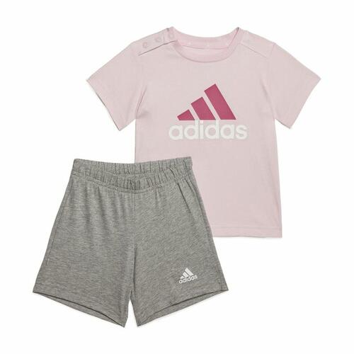 Sportstøj til Baby Adidas Essentials Organic Multifarvet 0-3 Måneder