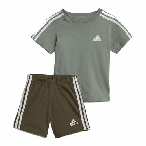 Sportstøj til Baby Adidas 3 Stripes 0-3 Måneder