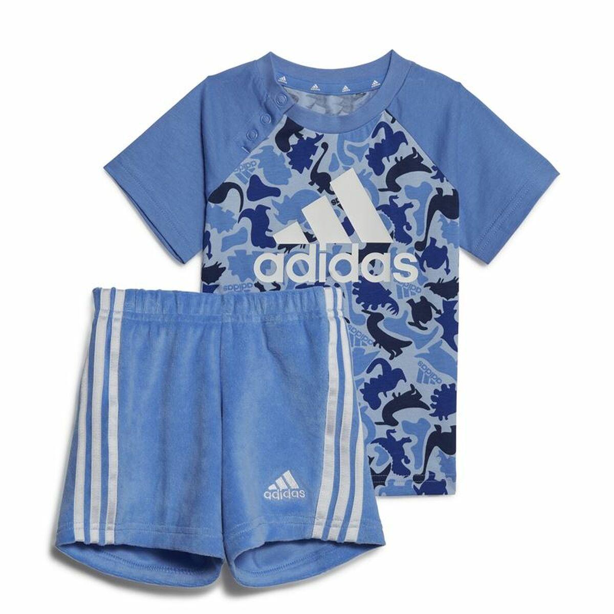 Sportstøj til Baby Adidas Multifarvet Camouflage Dinosaurer 9-12 månder