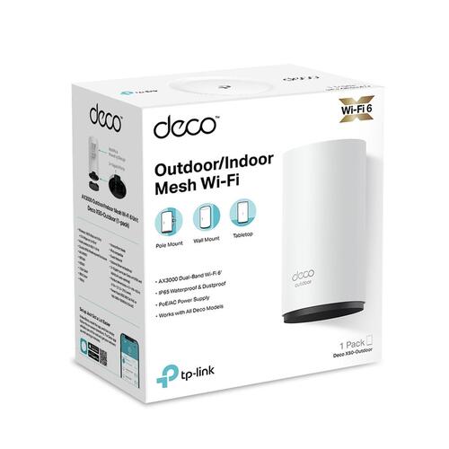 Adgangspunkt TP-Link Deco X50-Outdoor(1-pack) Hvid