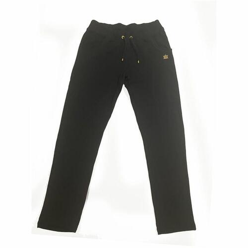 Lange sportsbukser Luanvi Sra Cira Sort Dame 2XL