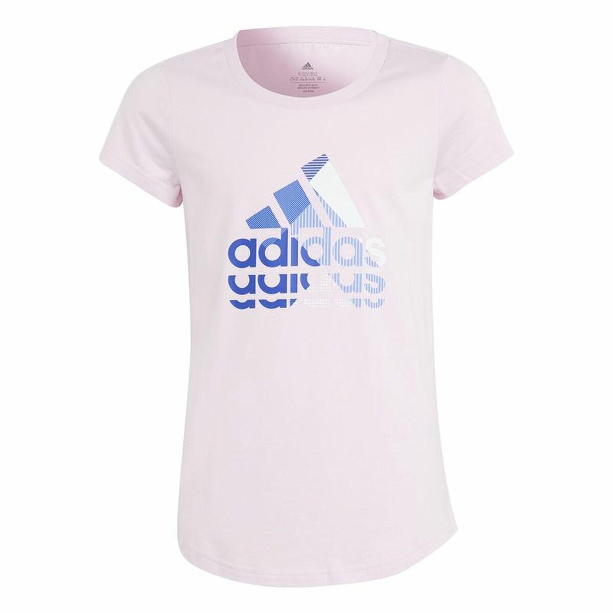 Børne Kortærmet T-shirt Adidas Graphic Pink 13-14 år