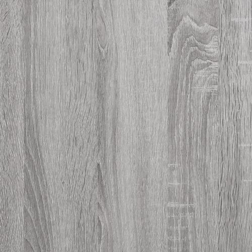 Vægskab 80x33x80 cm konstrueret træ grå sonoma-eg