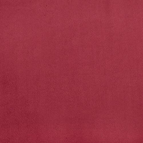 Lænestol velour vinrød