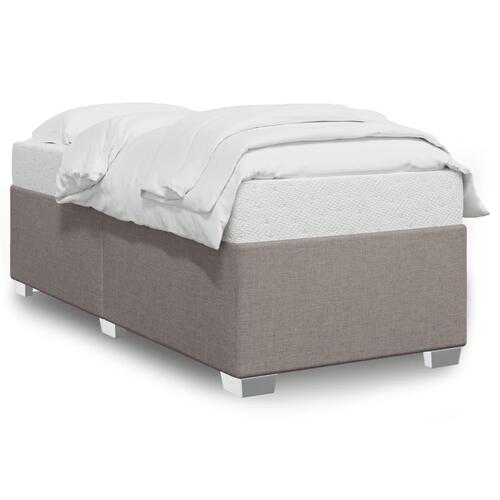 Sengeramme uden madras 80x200 cm stof gråbrun