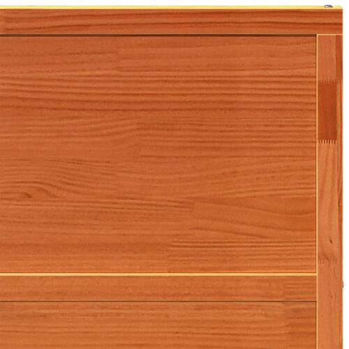Skydedør 100x208 cm massivt fyrretræ gyldenbrun