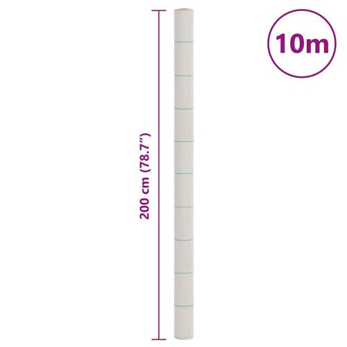 Ukrudtsdug 2x10 m PP hvid