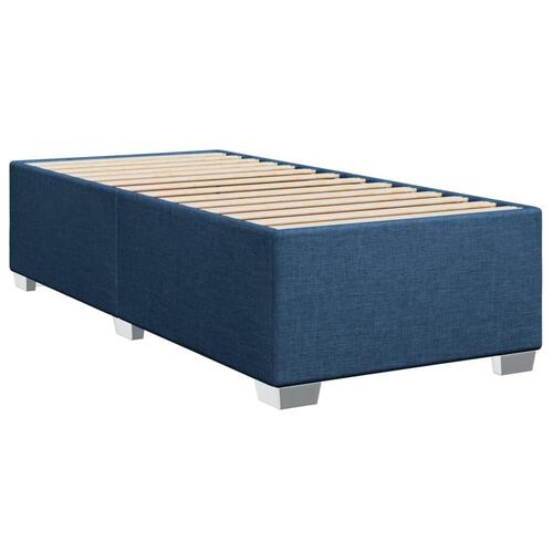 Sengeramme uden madras 100x200 cm stof blå