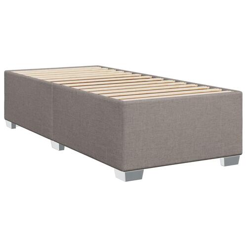 Sengeramme uden madras 90x190 cm stof gråbrun