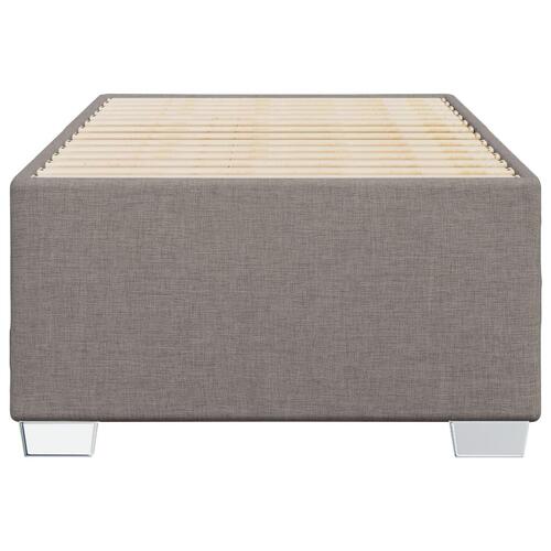 Sengeramme uden madras 90x190 cm stof gråbrun