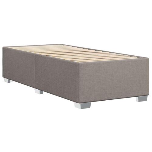 Sengeramme uden madras 90x190 cm stof gråbrun