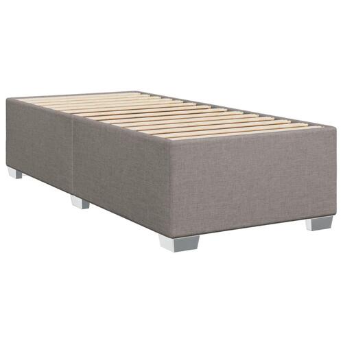 Sengeramme uden madras 90x200 cm stof gråbrun