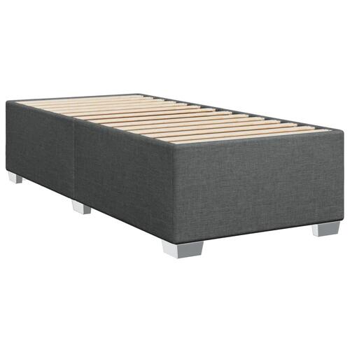 Sengeramme uden madras Mørkegrå 100x200 cm Stof