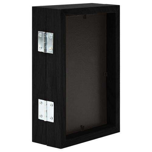 Folderamme til 2 billeder 2x(10x15 cm) sort